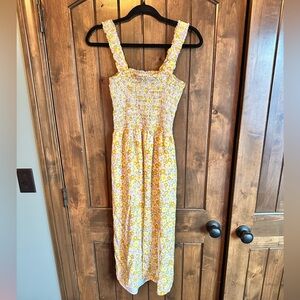 Wayf Sunlit Floral Midi Dress
